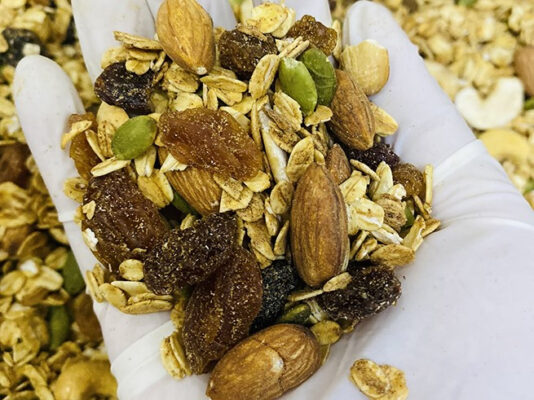 Thành phần của hạt ngũ cốc Granola 